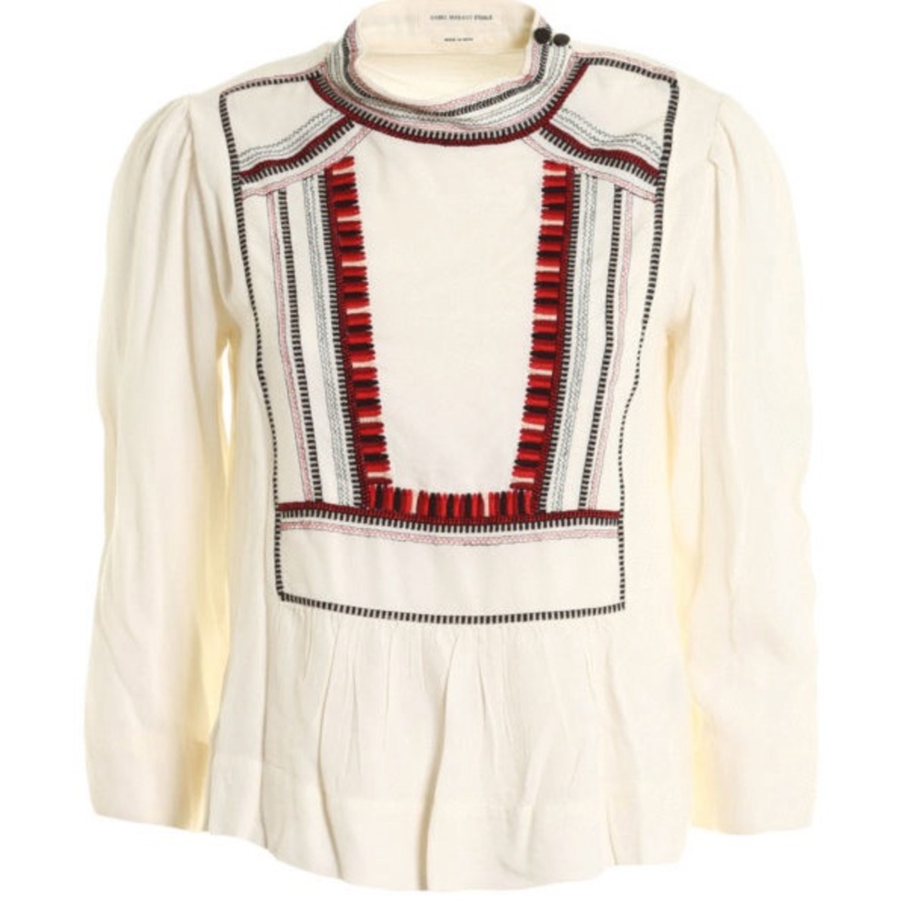 Isabel Marant Etoile embroidered top